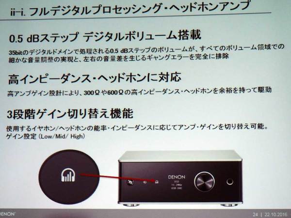 ASCII.jp：デノン、最新ハイレゾ音源対応のフルデジタルヘッドフォン