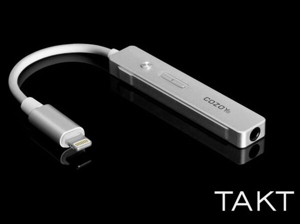 ライトニングアンプ iPhoneの音質を向上させるLightning専用DACアンプ「TAKT」12月22日発売