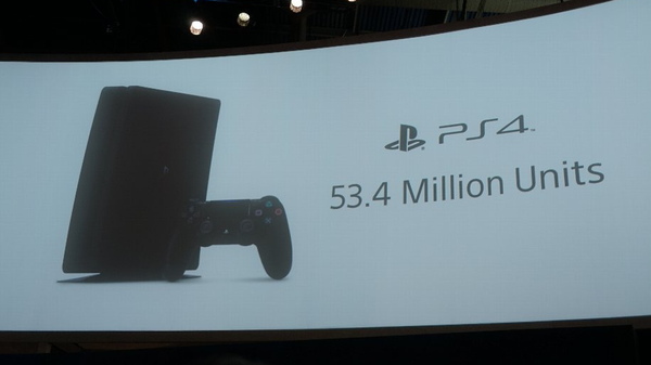 PS4の出荷台数は5340万台に到達