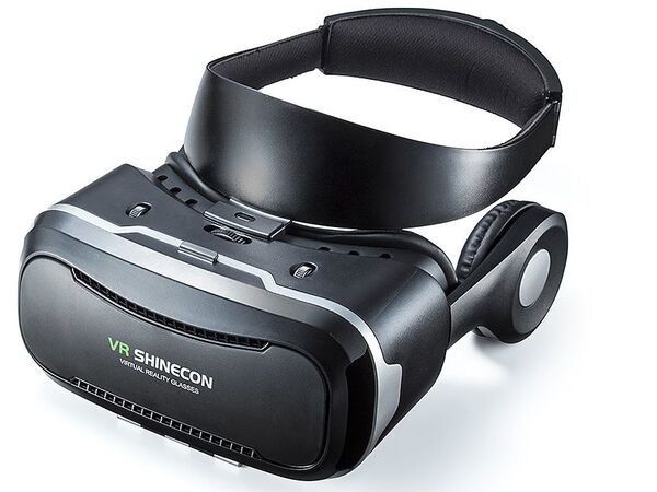 ヘッドフォン搭載で没入感を向上したスマホ用VRゴーグル「400-MEDIVR3