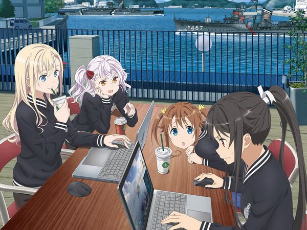 ASCII.jp：記念艦三笠で「World of Warships」とアニメ「ハイスクール 