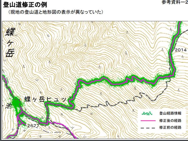 国土地理院、ビッグデータで登山道を修正した地形図を初公開