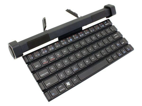 ASCII.jp：上海問屋 クルクル巻ける多機能Bluetoothキーボード