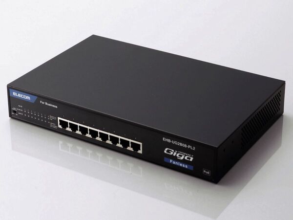 ASCII.jp：エレコム、ファンレスPoEスイッチングハブ2モデル発表