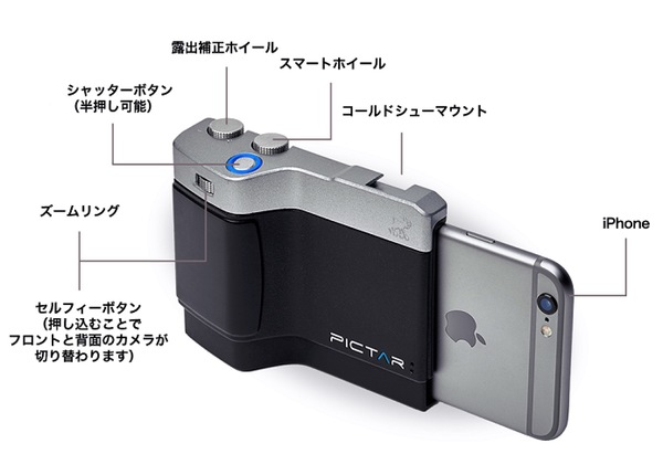 Ascii Jp Iphoneを一眼レフのように使えるカメラグリップ