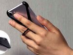 iPhone 7／6s／6で使えるX型の落下防止付きiPhone用アルミバンパー