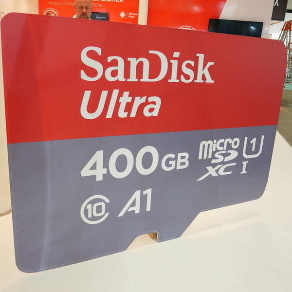 400GBのmicroSDカード！ サンディスクが世界最大容量の「Ultra microSDXC」を発表