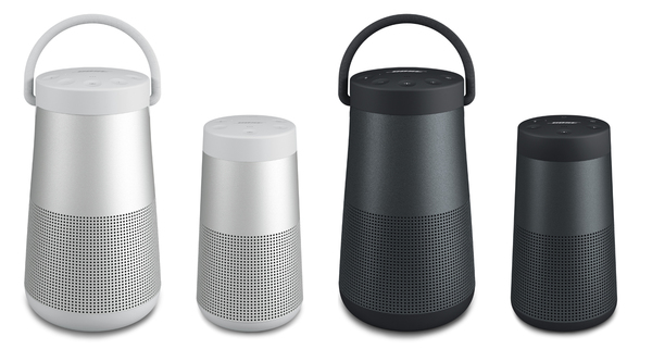 ボーズの「SoundLink Revolve Bluetooth speakers」。全方向に音が広がる実売価格は2万7000円前後