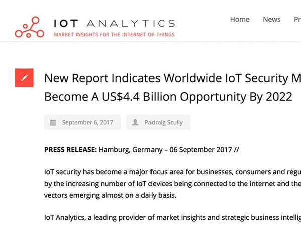 IoTセキュリティー市場、4800億円規模の成長も