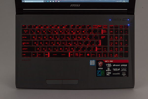 ASCII.jp：キーボードが赤く輝く！ GeForce 1050 Ti搭載のMSI製