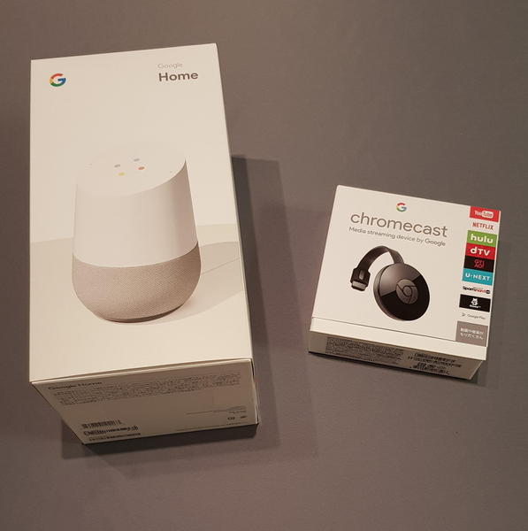 発売当初は、Google Home単体の価格でChromecastがオマケに付いてきた