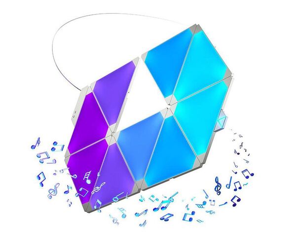 ASCII.jp：音楽に合わせてイルミネーションを変える三角LEDパネル