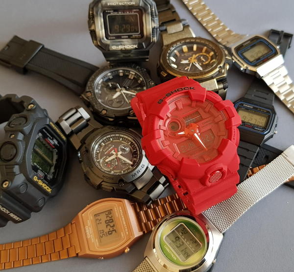 ついつい買ってしまうG-SHOCK系はコレクションの楽しさのある腕時計だ