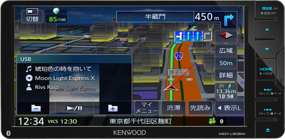 ASCII.jp：Bluetoothにも対応したケンウッドの彩速ナビゲーションの 