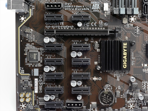 ATXマザーボード GA-B250-FinTech ＋CPU＋サウンドボード - PCパーツ