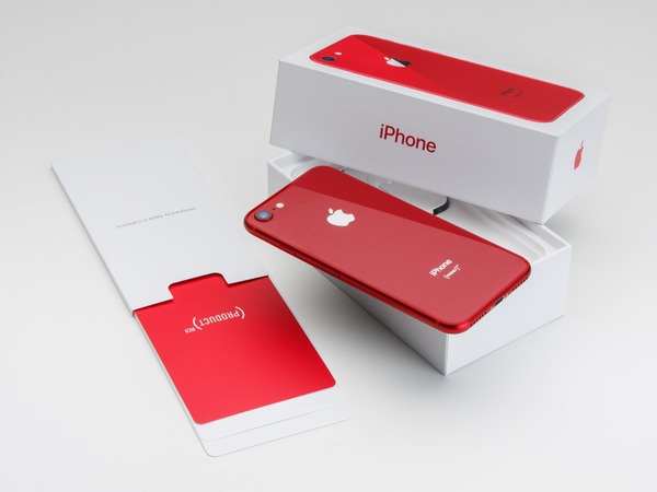 スマートフォン/携帯電話【超美品】箱･備品完備 iPhone8 プロダクトレッド
