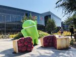 Androidの新バージョン「Pie」の人形がGoogleキャンパスにお目見え
