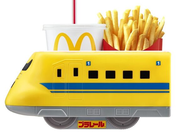 ASCII.jp：プラレールにポテトをイン マック限定ホルダー