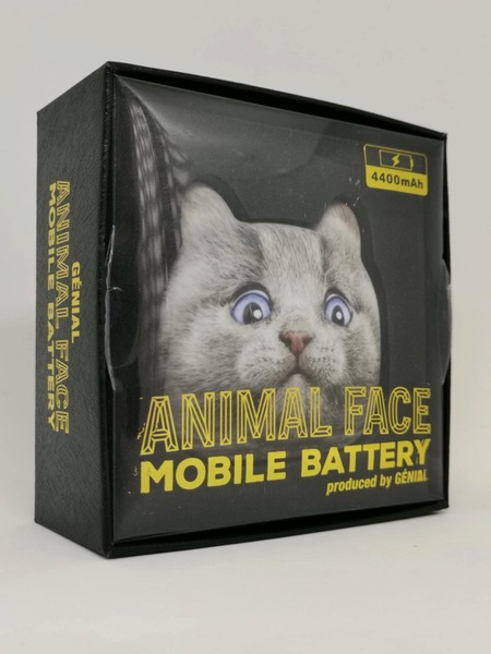 今回ご紹介する「ANIMAL FACE MOBILE BATTERY」……パッケージも高級そうだ