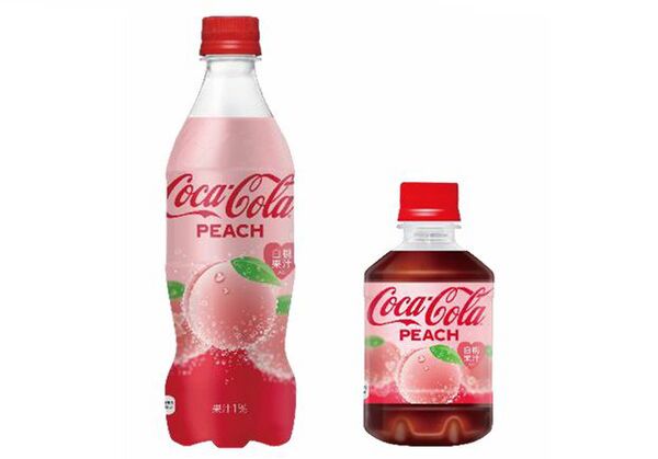 ASCII.jp：「桃のコカ・コーラ」が桃味アップして復活
