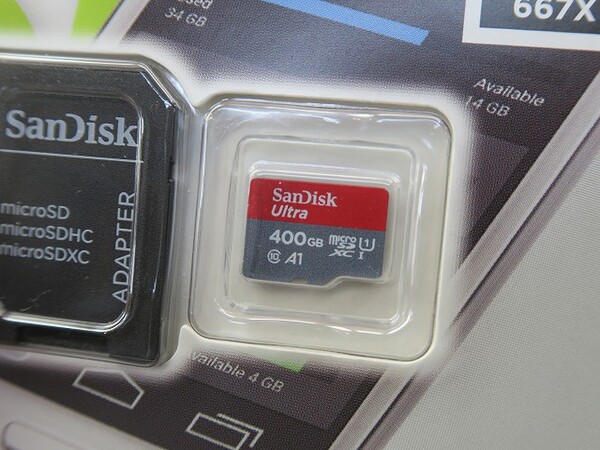ASCII.jp：400GBのmicroSDカードがついに1万円切り！ 人気のSanDisk 