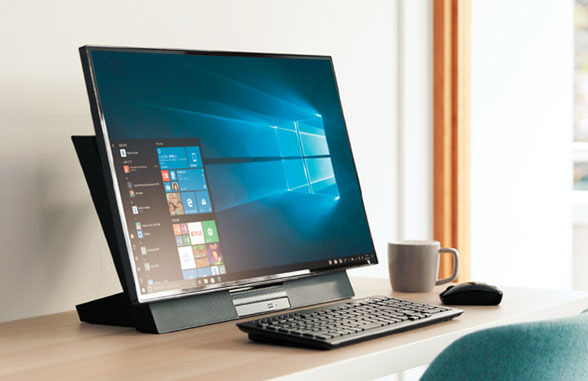 NEC、デザインを一新した液晶一体型デスクトップ「LAVIE Desk All-in 