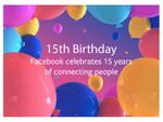 Facebook、サービス開始から15周年を迎える