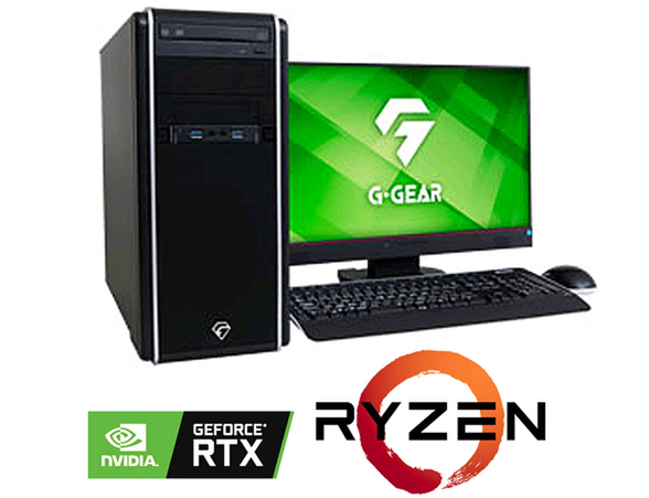 ゲーミングPC Ryzen7 3700X 16GB RTX2070 SUPER