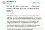「顧客の安全重視のため」非正規バッテリー修理問題にアップル回答