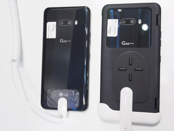 スマートフォン/携帯電話 スマートフォン本体 ASCII.jp：外付けオプションで2画面スマホ化する「LG G8X ThinQ」実機 