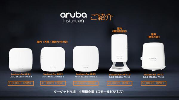 ASCII.jp：HPE Aruba、「Aruba Instant On」でSMB向けWi-Fi市場参入