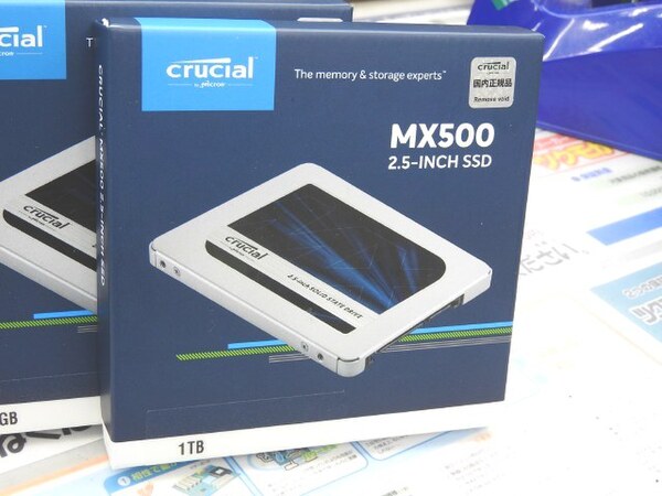 CT1000MX500SSD1JP SSD MX500 1.0TB 2.5インチ仕様