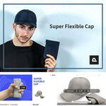 潰しても潰れない、新概念のスーパーフレキシブル帽子「POCAP」