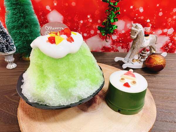 くら寿司 クリスマス風かき氷とケーキ 週刊アスキー