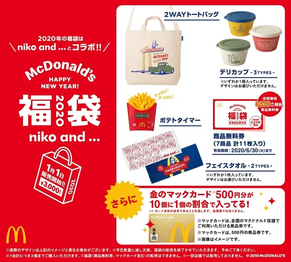 ASCII.jp：「マクドナルドの福袋」商品券入りでお得