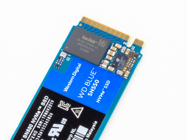 ASCII.jp：2020年最初の新型SSD WD Blue SN550 NVMe SSDを試す (1/3)