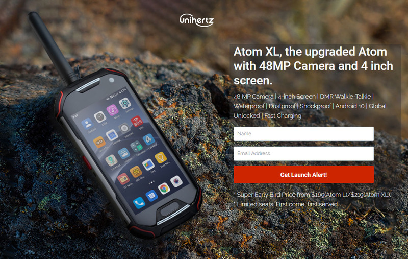 超小型スマホのUnihertz、今度はタフネス系の中型（？）スマホ「Atom L