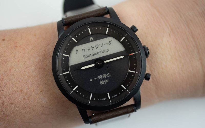 ASCII.jp:フォッシル新スマートウォッチE Inkで最大約2週間