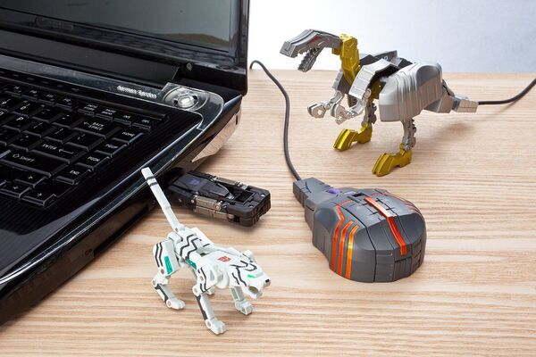 USBメモリー、マウスがトランスフォーム！ - 週刊アスキー