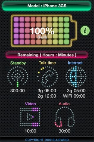 画面上部のバーに機種が出ていますよ
