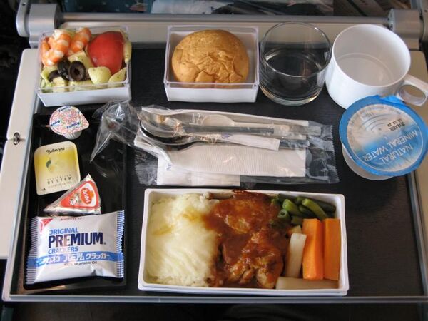 機内食・チキン