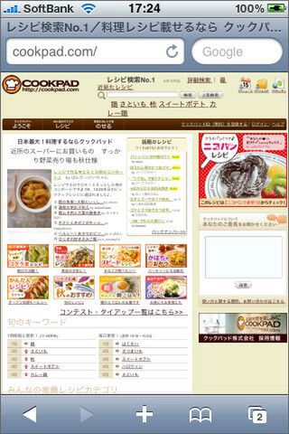 ピンチインして、フリックしまくらないとだ