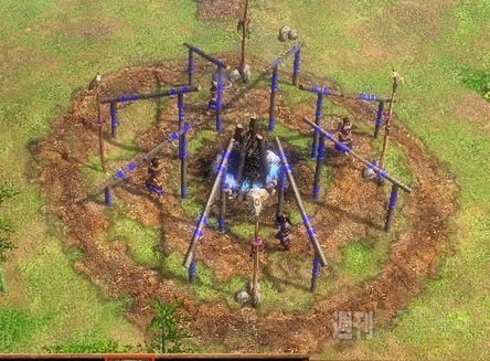 Age of Empires III : Complete Collection：アメリカ先住民族のファイアーピット