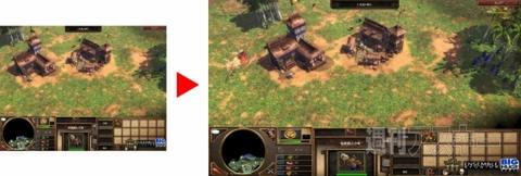 Age of Empires III : Complete Collection：大型ワイドモニターで楽しむ