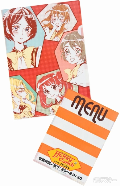 ハニカムクリアファイル　表裏