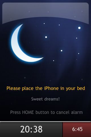 左が現在時刻で、右がアラーム時間ね