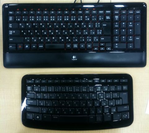MSから超コンパクトな無線キーボード