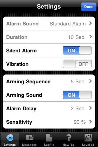 アラームは「（こっそり）いじるな」というメッセージにもなりますよ
