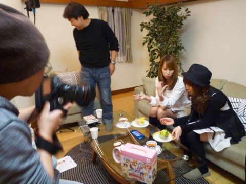 小清水＆喜多村インタビュー風景