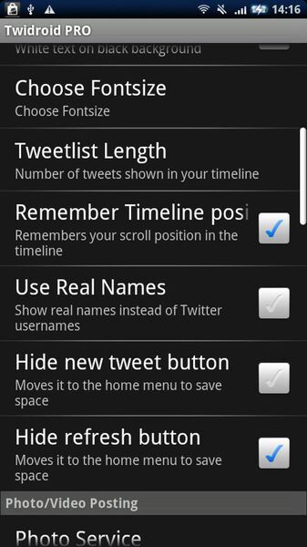 twidroid PRO for twitter